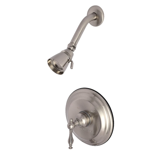 Shower Faucet, 2, Wall Mount, Brushed Nickel